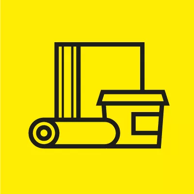 Sonstige Produkte von Sakret - Icon mit gelbem Hintergrund