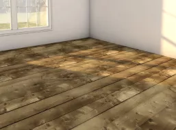 Ausgeglichener Holzboden