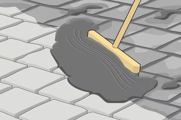 Artikel Terrassenbeläge richtig verlegen Anleitung für Betonpflaster: wasserdurchlässig verfugen